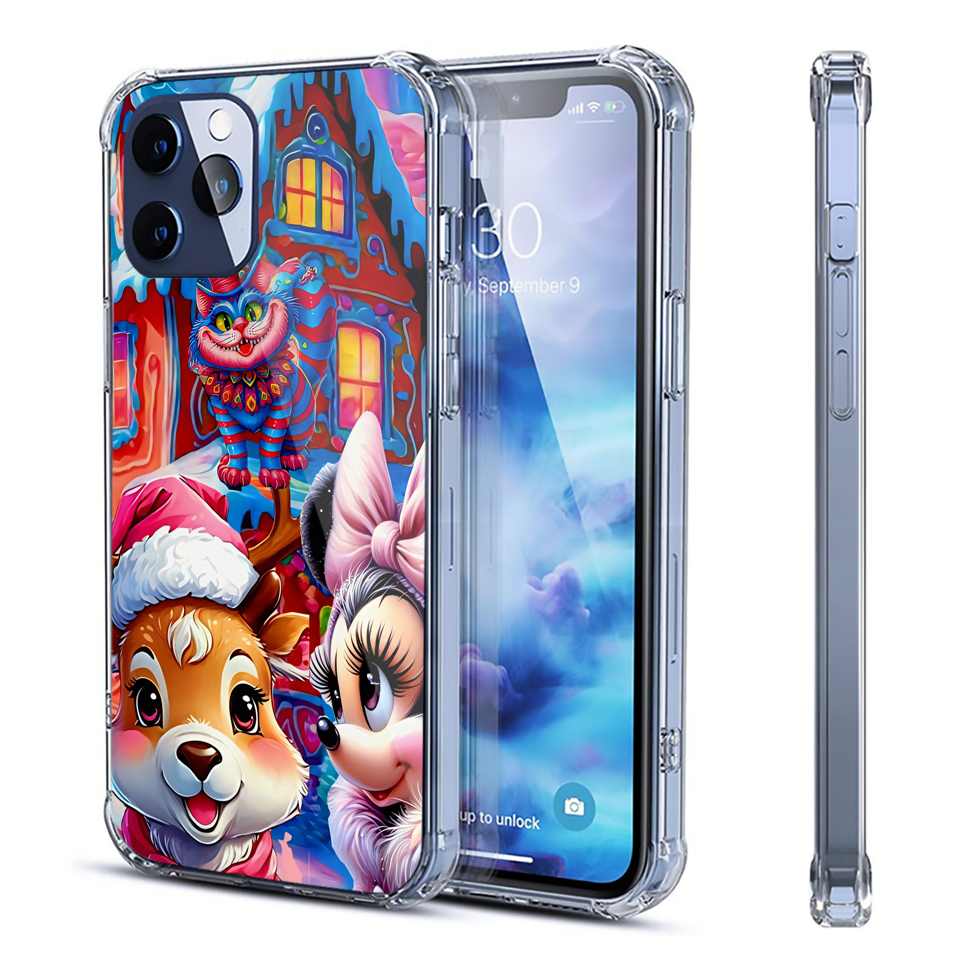 ミッキーマウス Mickey Mouse 【iPhone 12シリーズ対応】透明スマホケース（クリアソフトケース）